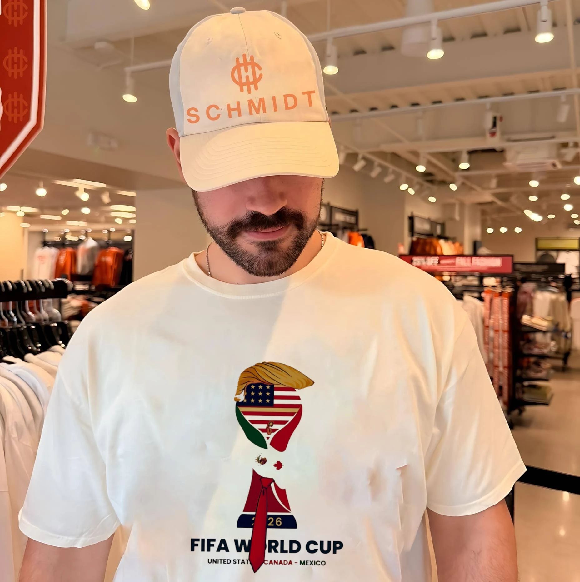Fifa World Cup United State Canada Mexico 2026 Trump trophy shirt