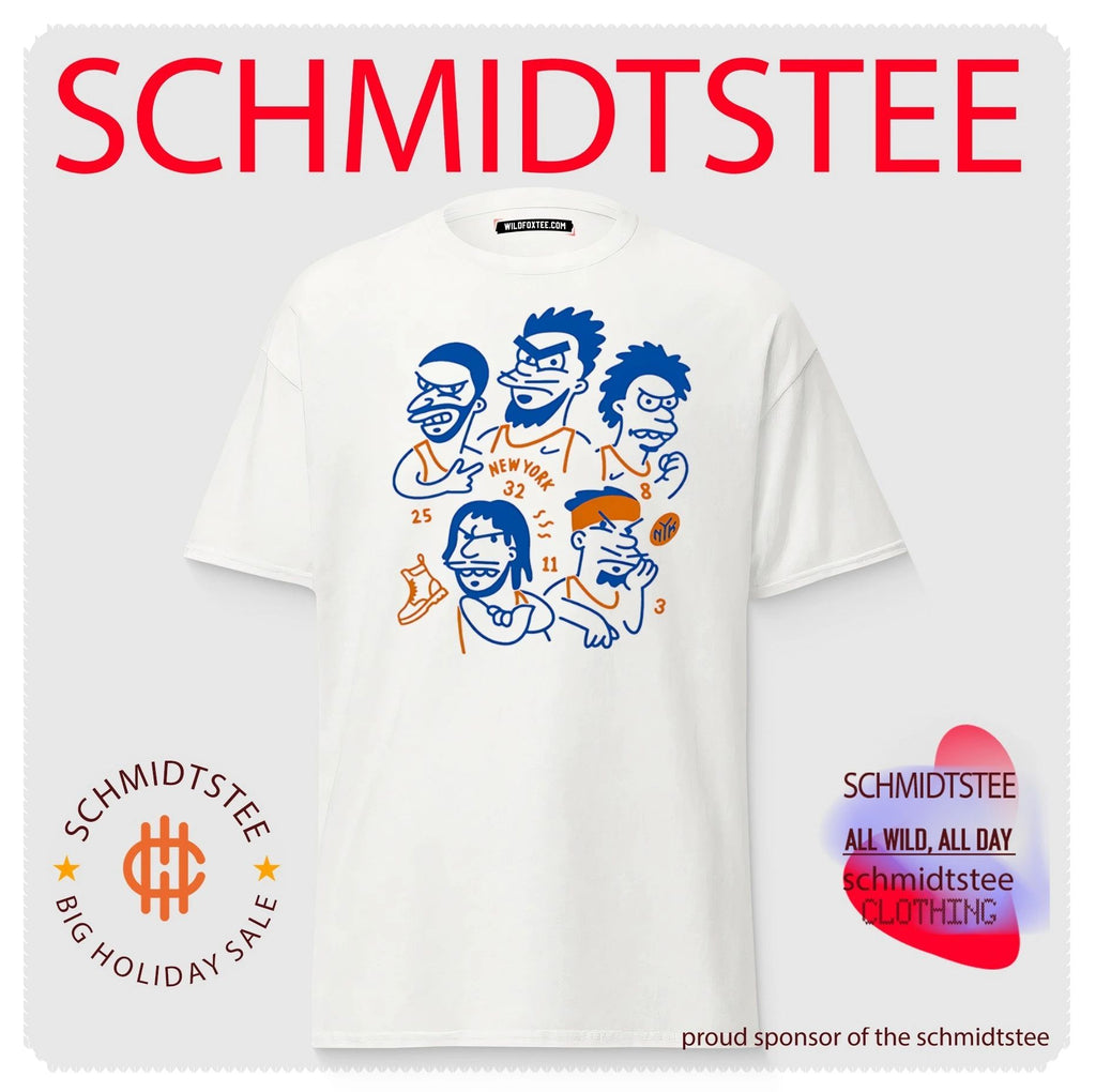 New York Knicks The Simpsons team members cartoon style shirt