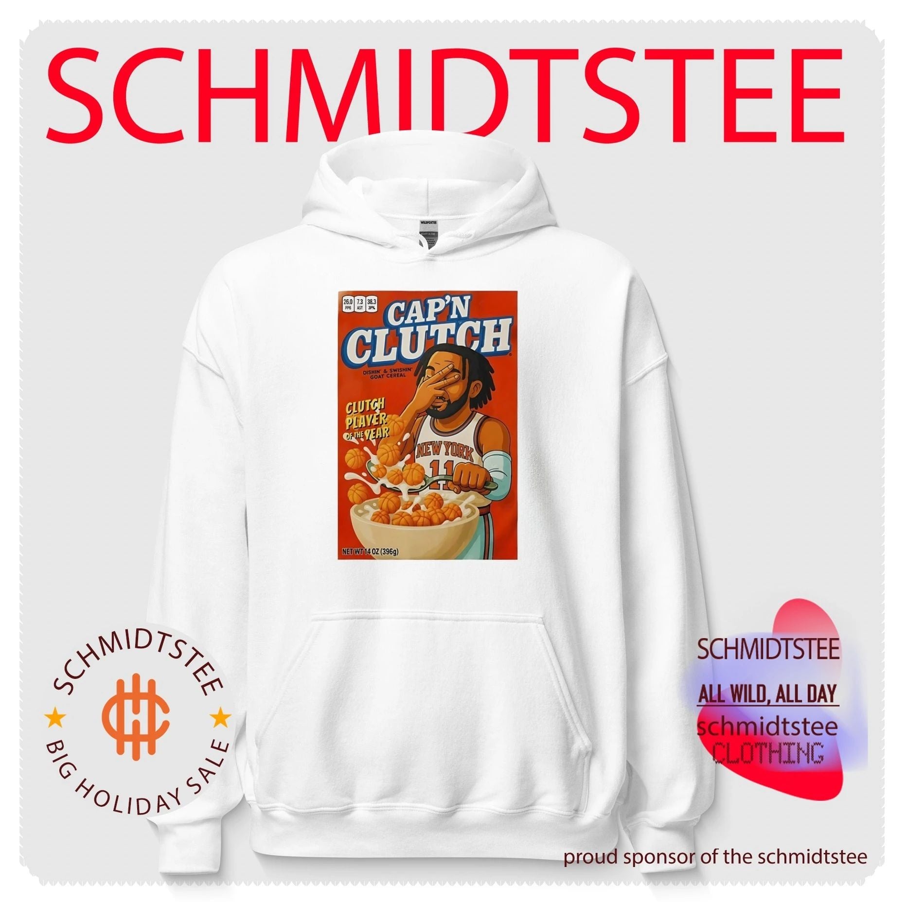 Jalen Brunson Cap’n Clutch Knicks Shirt