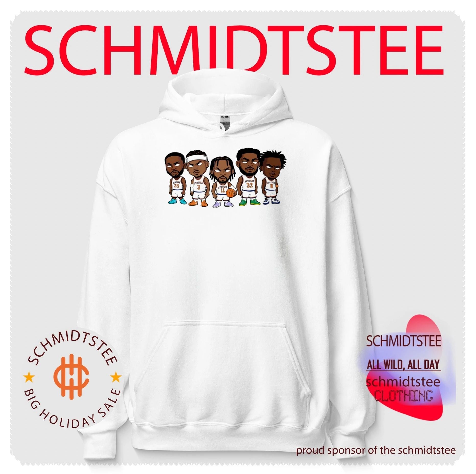 NY Basketball Toon Squad caricature shirt