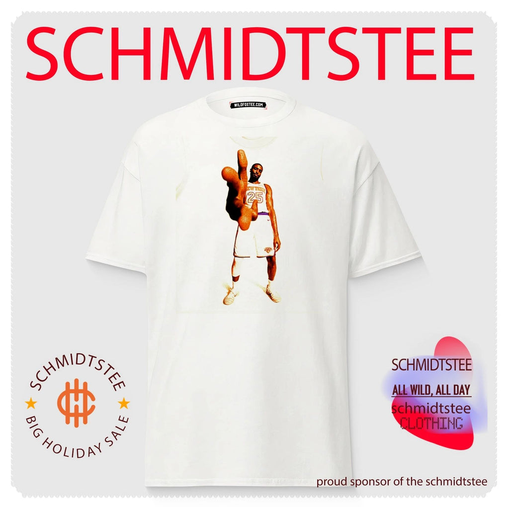 New York Knicks Mikal Bridges hand pose shirt