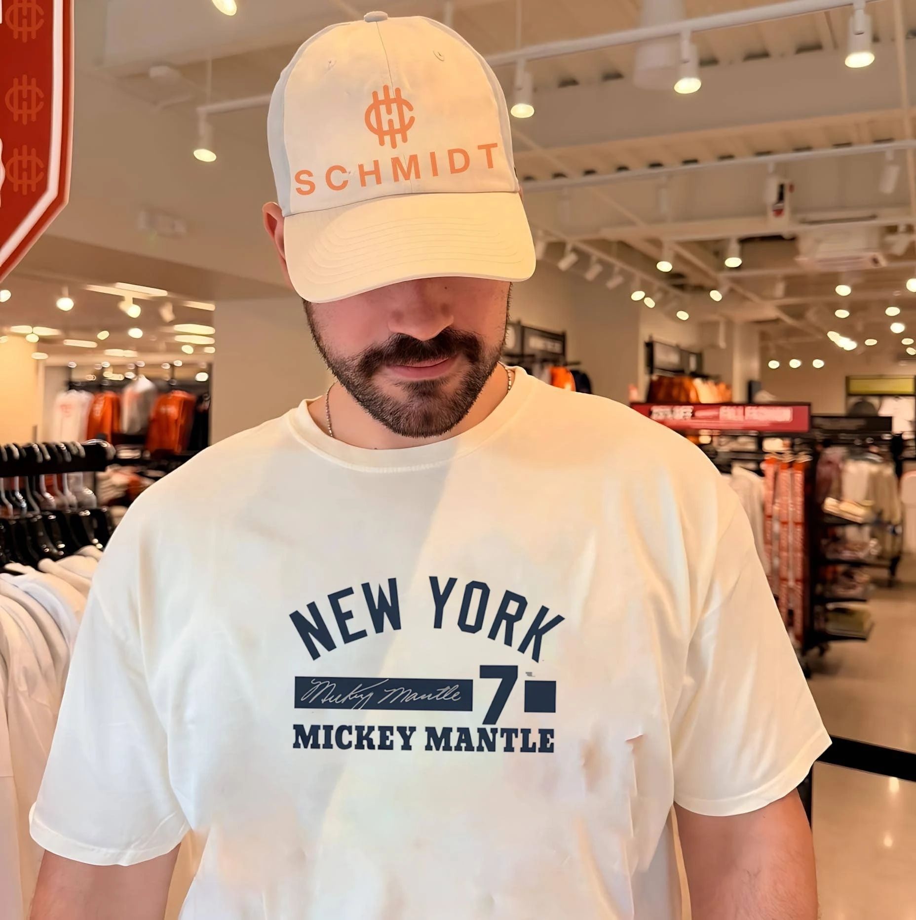New York Yankees Mickey Mantle Signature Name & Number shirt