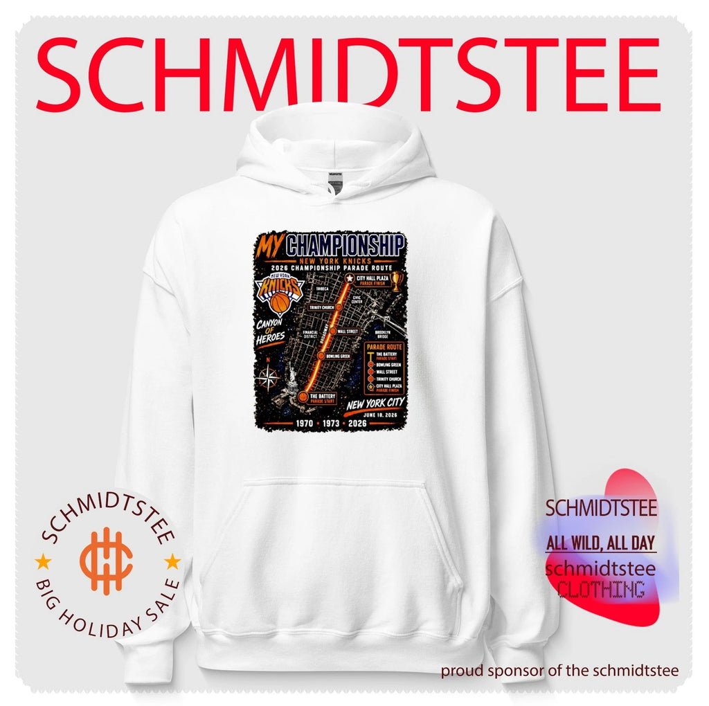 New York Knicks 2026 championship parade route canyon of heroes shirt