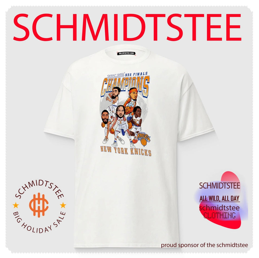 2025-2026 NBA Finals Champions New York Knicks Caricature shirt