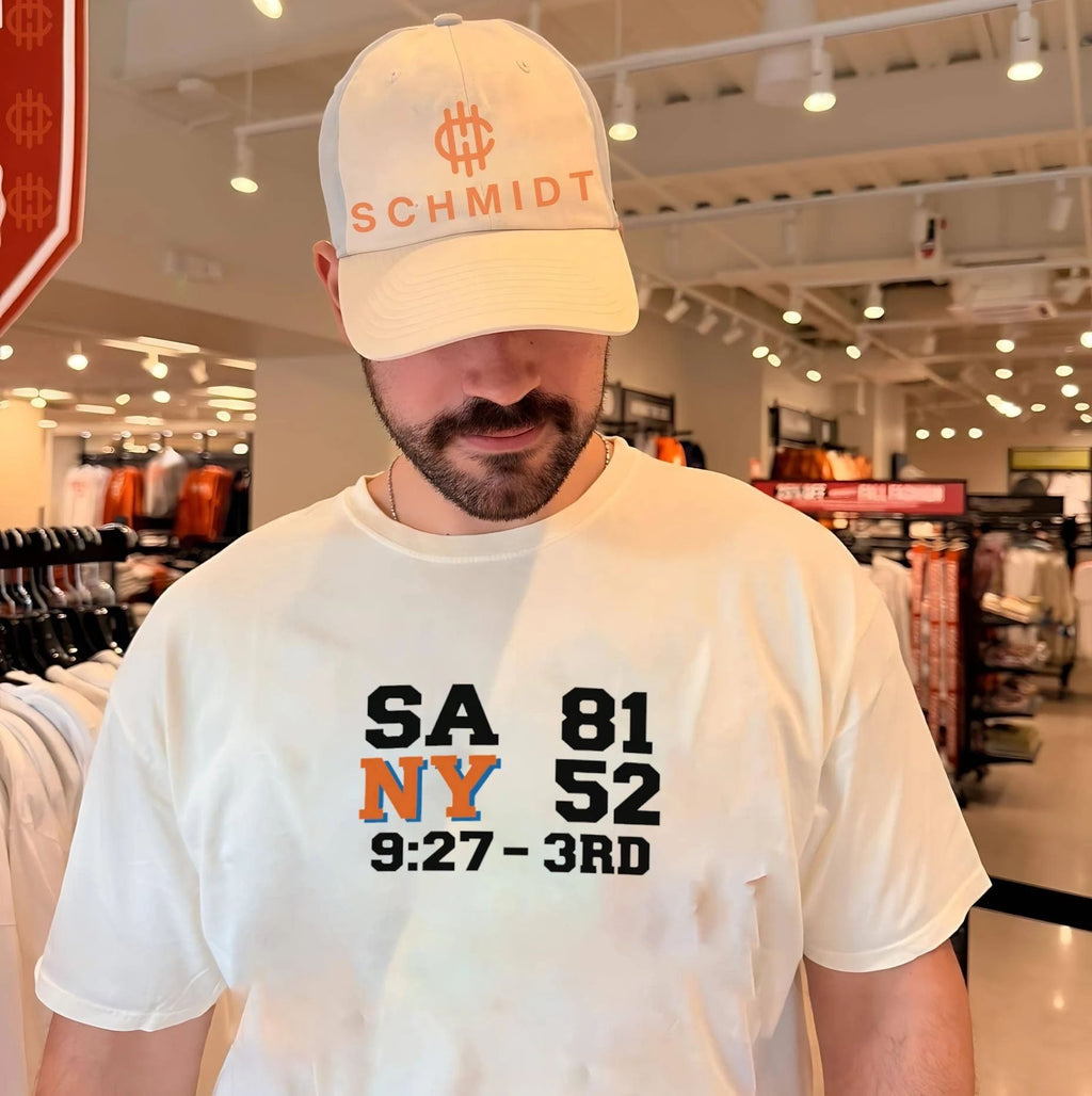 SA 81 NY 52 3rd Quarter Scoreboard shirt