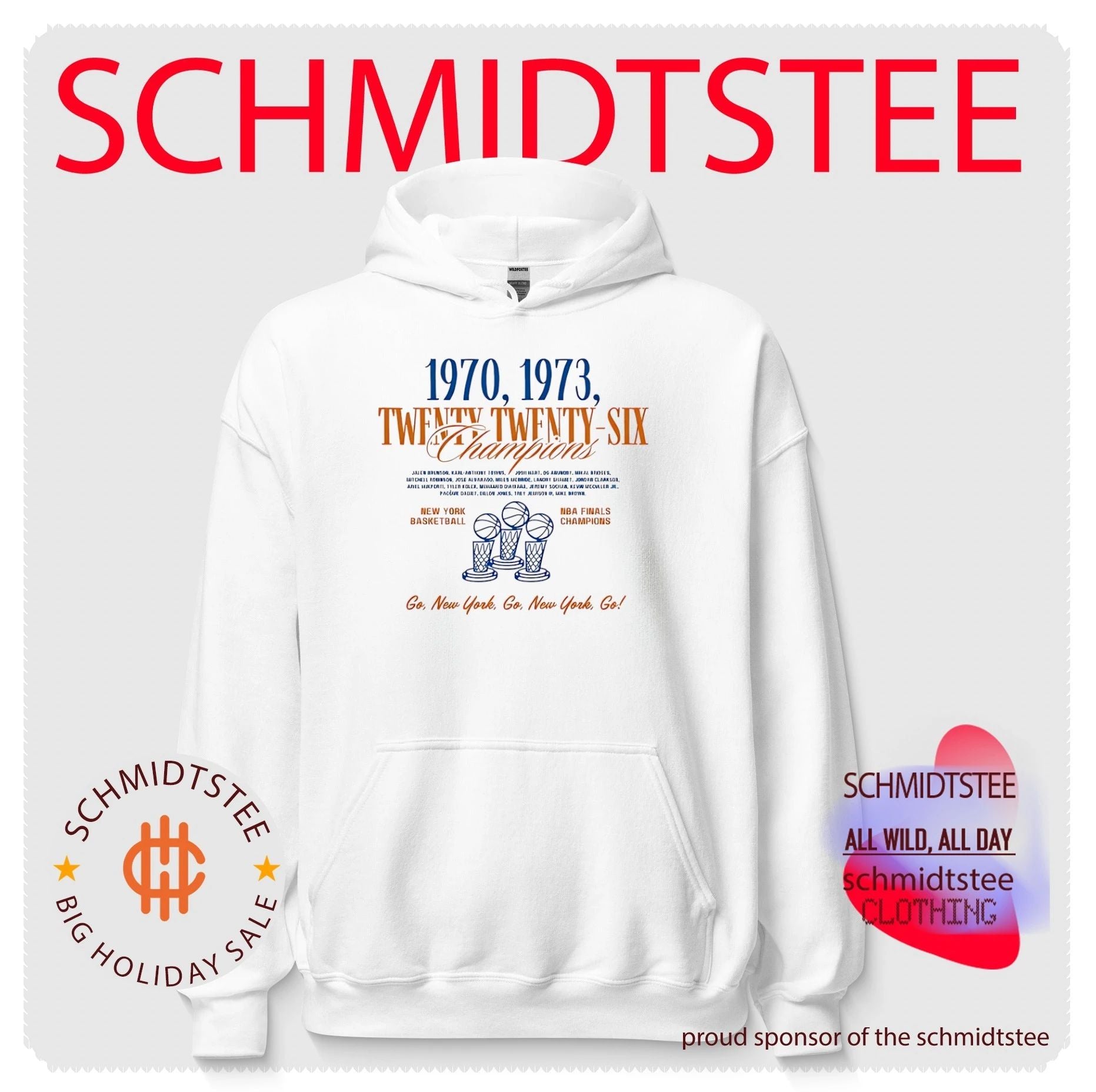 1970-1973 NY Knicks Twenty-Twenty-Six Champions shirt