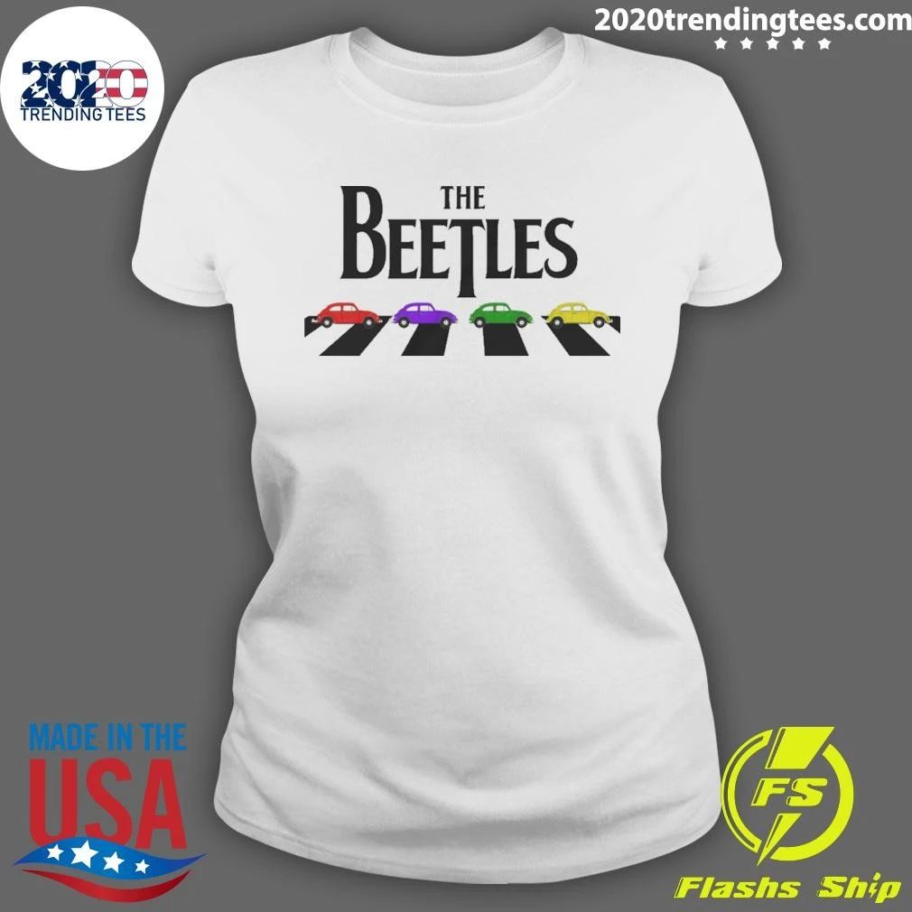 The Beatles Volkswagen Beetle Abbey Road Parody Shirt