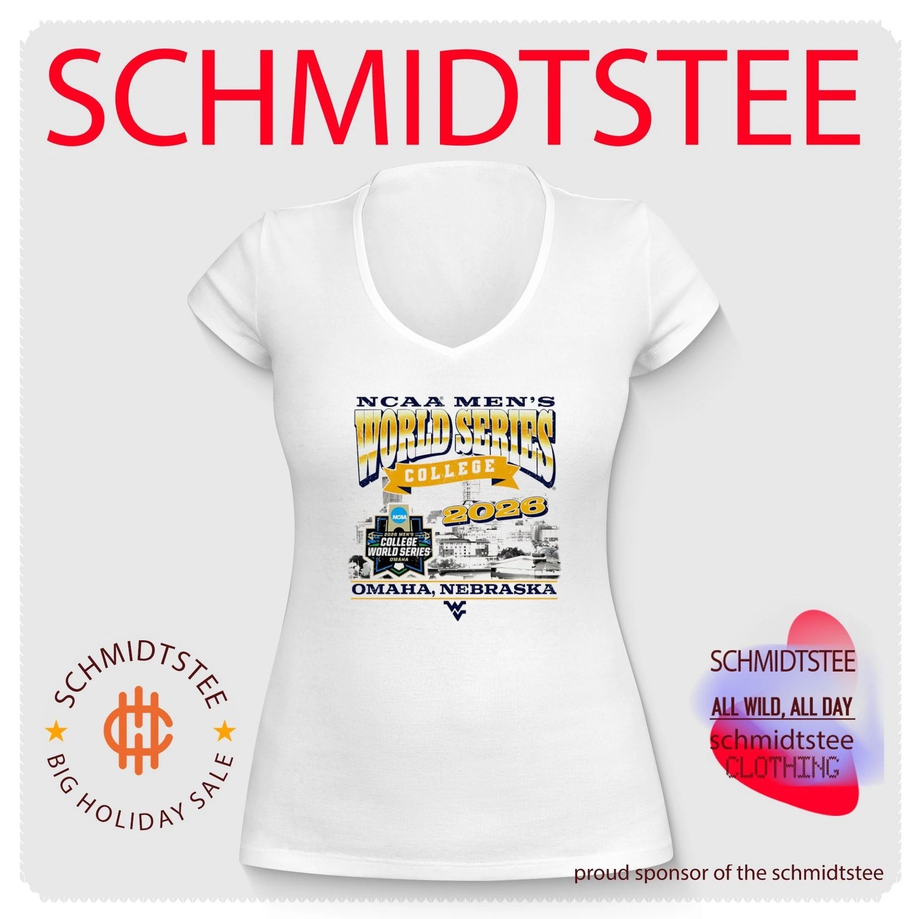 West Virginia Mountaineers Baseball Morgantown Regional 2026 skyline shirt