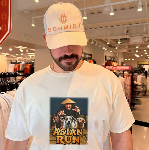 Asian run dogs graphic shirt