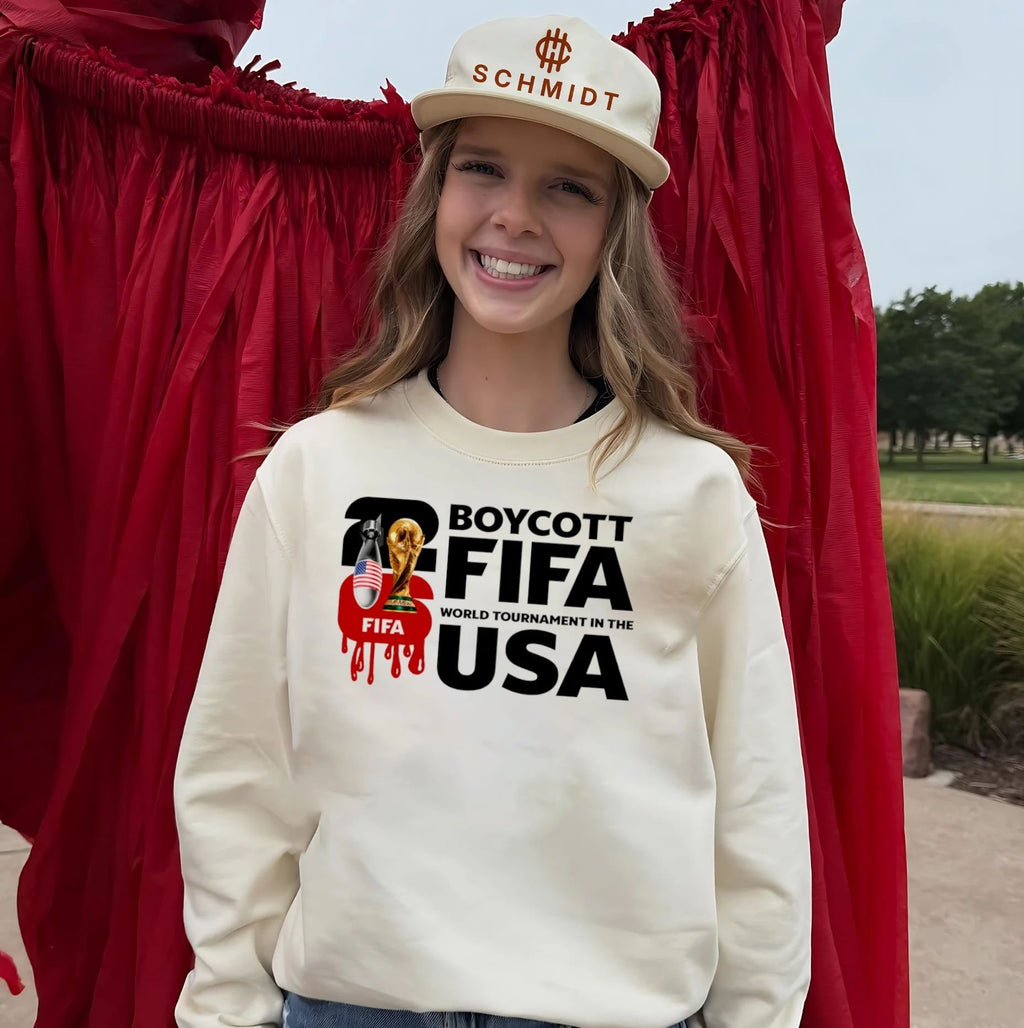 Boycott Fifa World Tournament in USA World Cup shirt