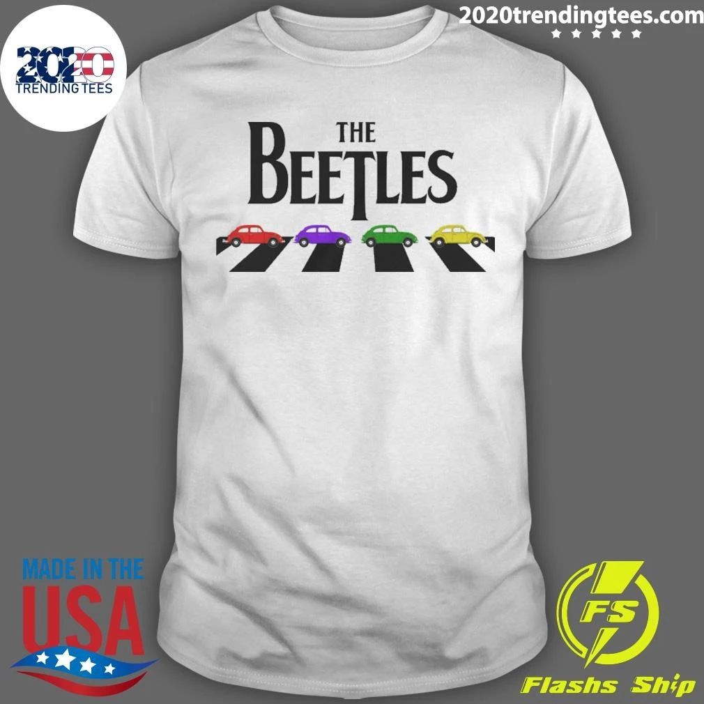 The Beatles Volkswagen Beetle Abbey Road Parody Shirt