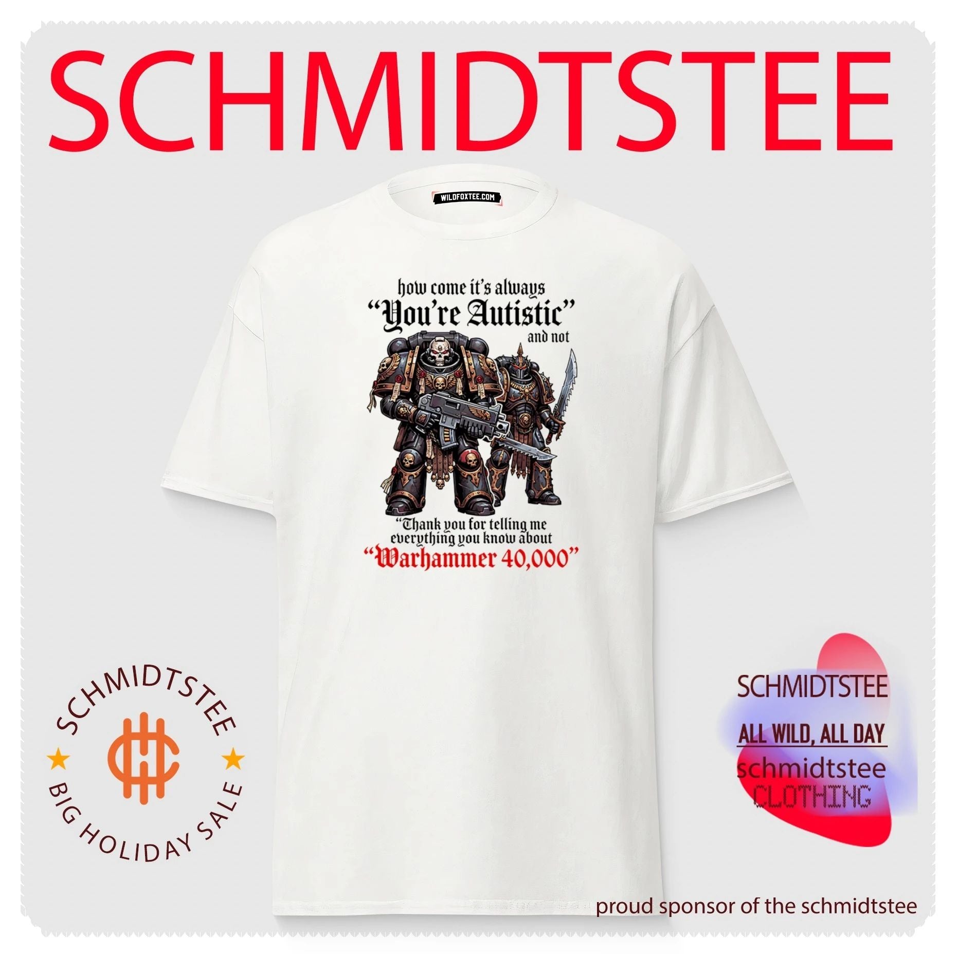 How come its always you’re autistic and not thank you for telling me everything you know about Warhammer 40000 shirt