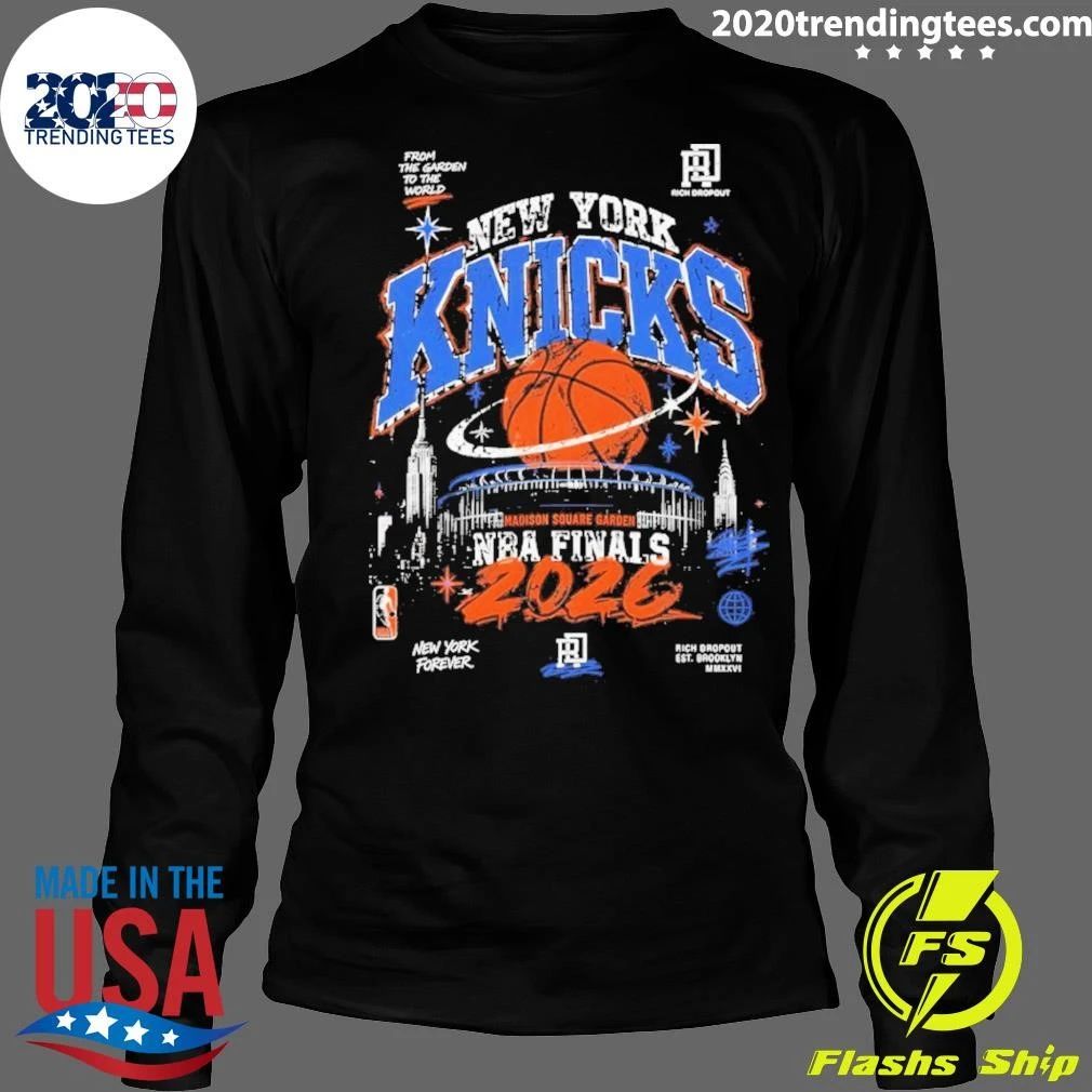 New York Knicks Basketball Team Madison Square Garden Nba Finals 2026 Shirt