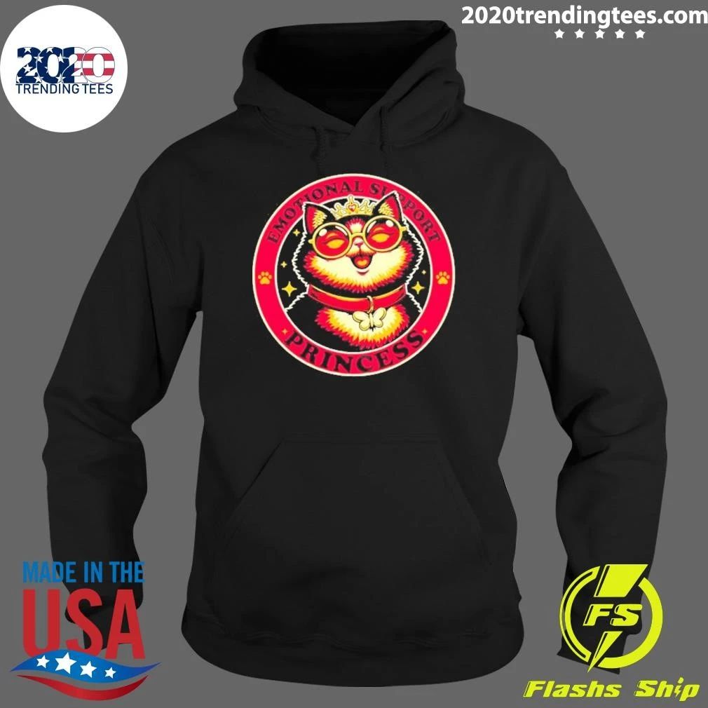 Queen Cat Emotional Support Princess Shirt