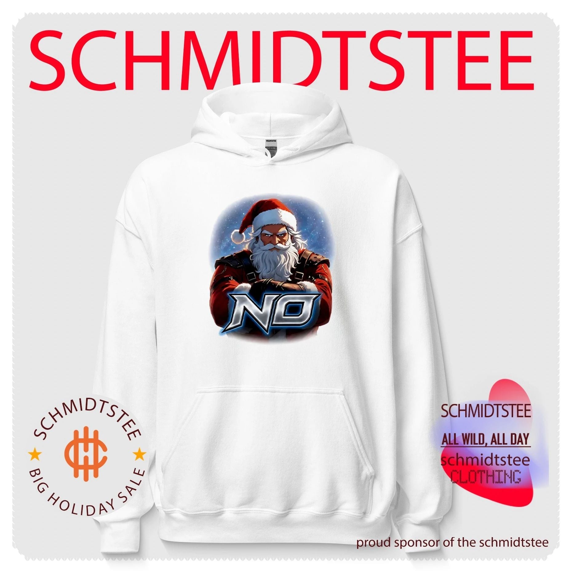 Santa Says No graphic shirt
