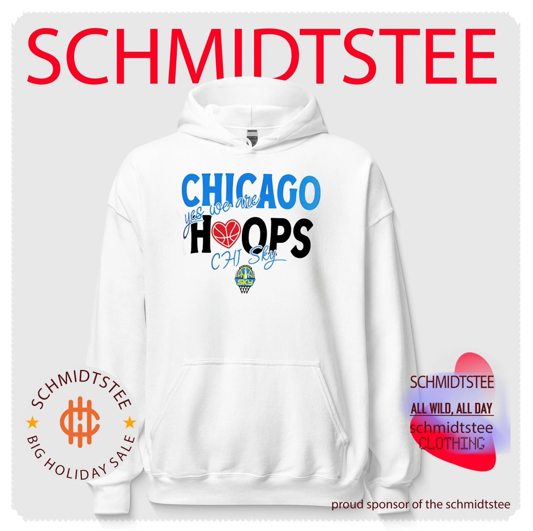 Chicago Sky Hoops yes we are Chi Sky shirt
