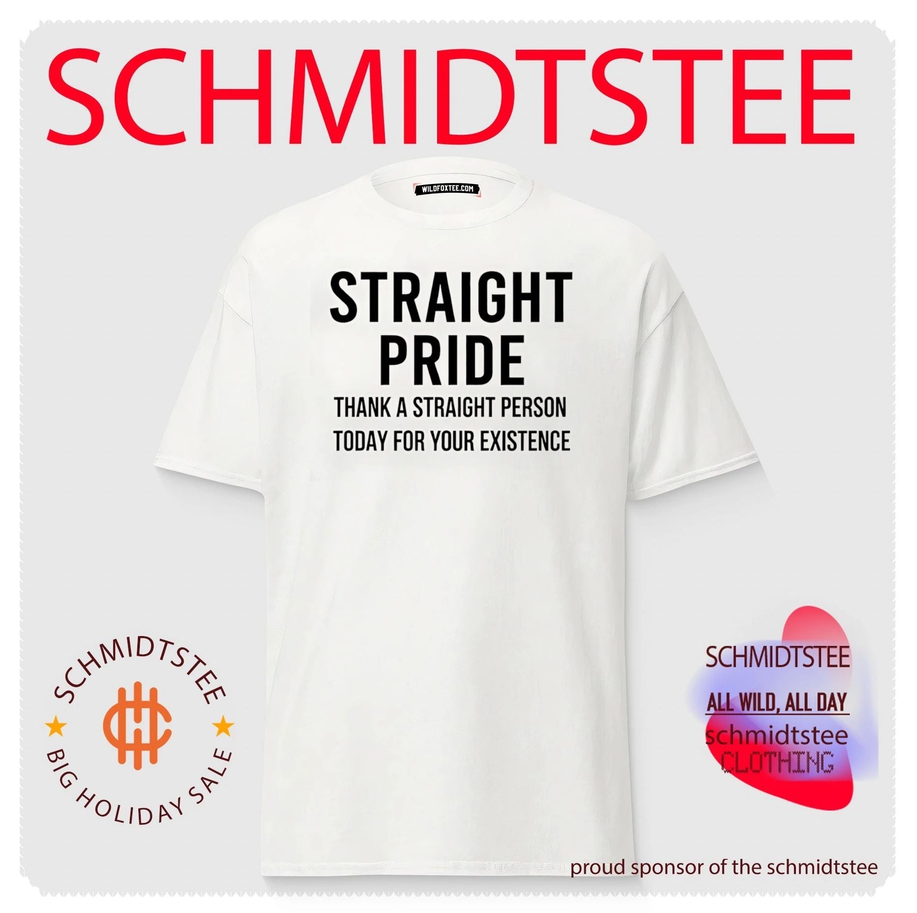 Straight pride thank a straight person today for your existence shirt