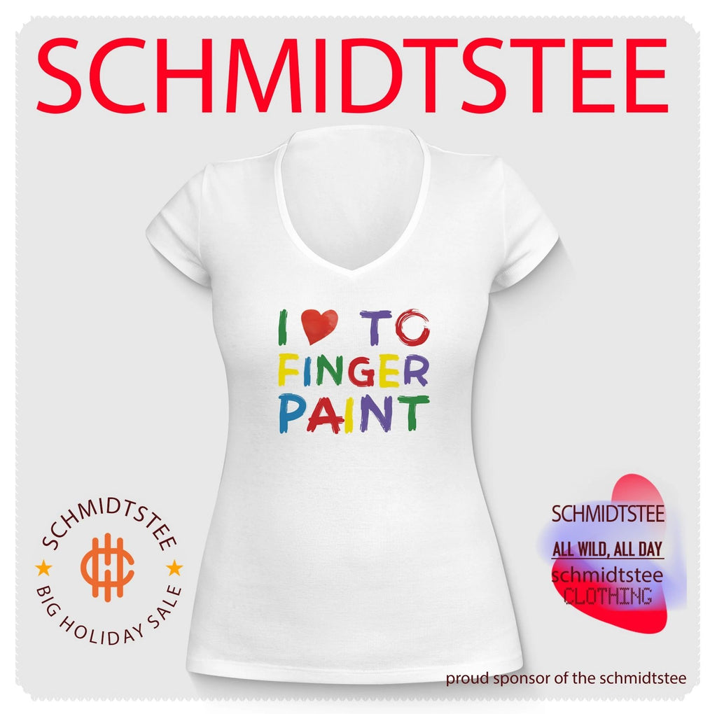 I Heart to Finger Paint full color shirt