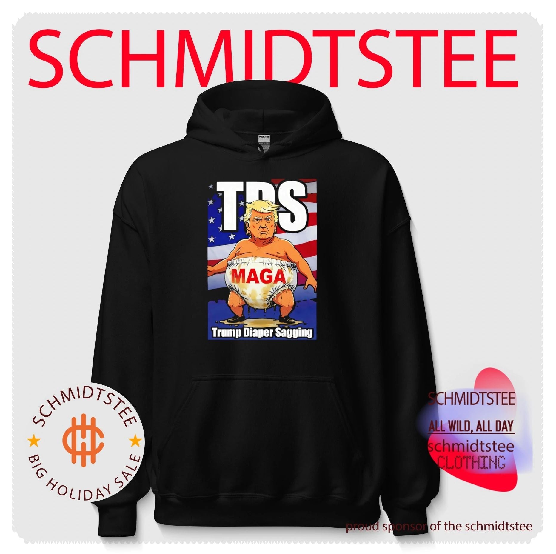 Trump Diaper Sagging caricature shirt