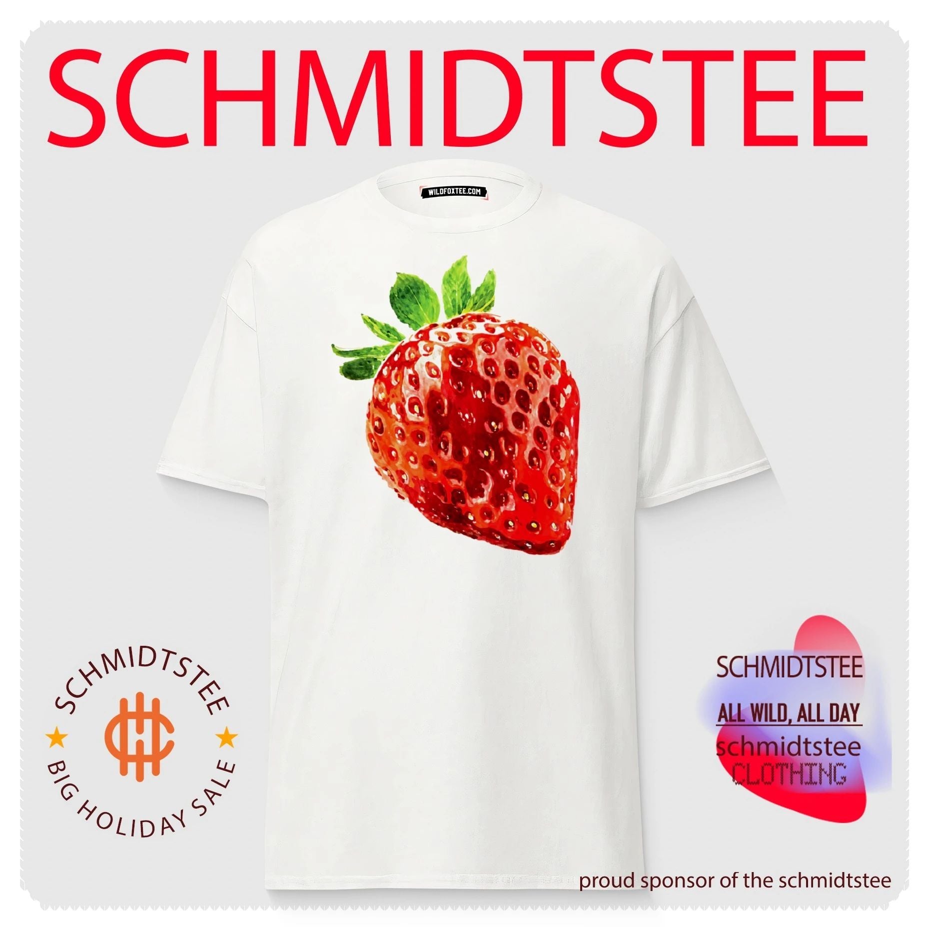 Alice and Steve Izzy By Anthropologie Strawberry Shirt