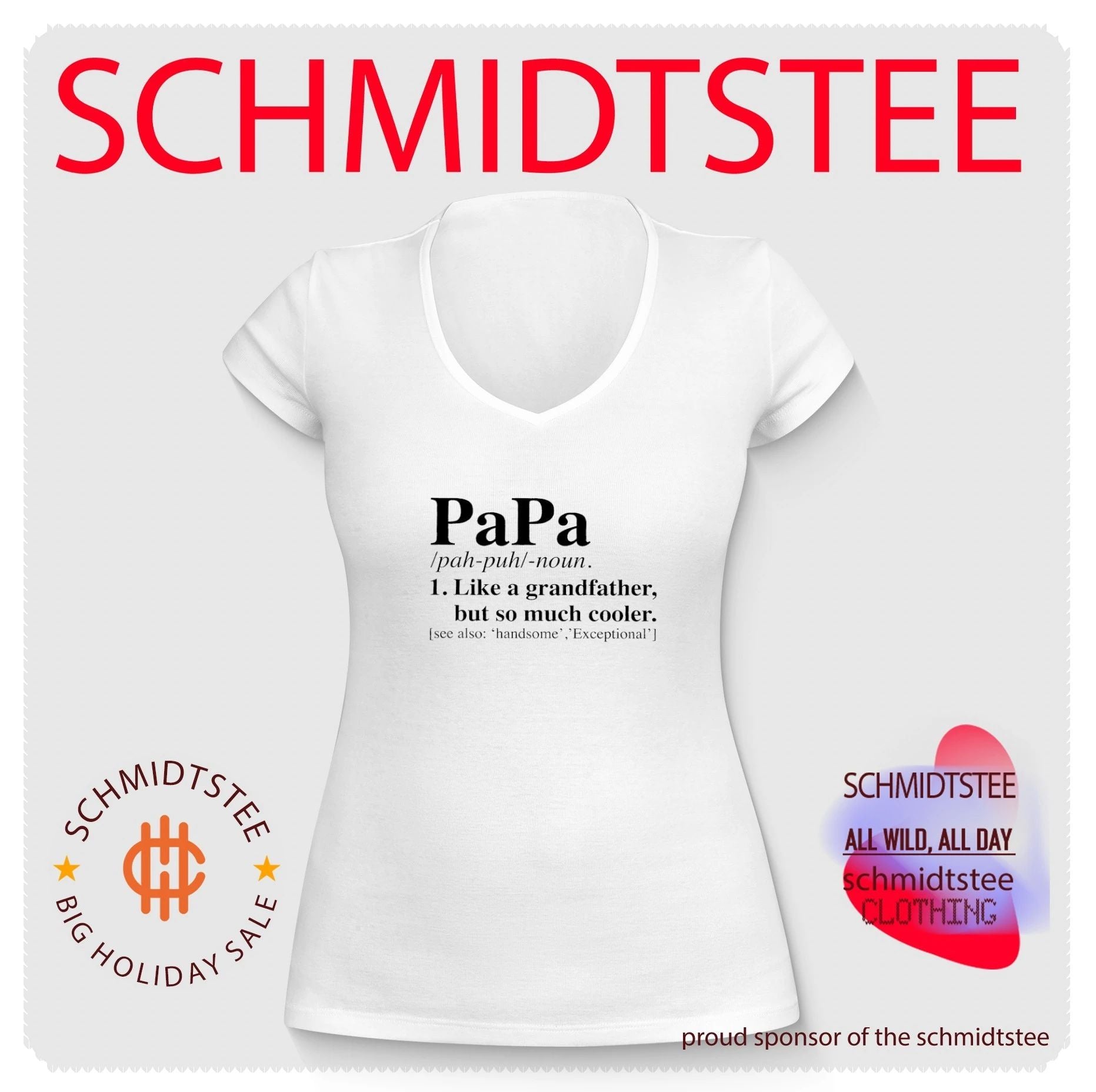 Papa pah puh noun like a grandfather but so much cooler shirt
