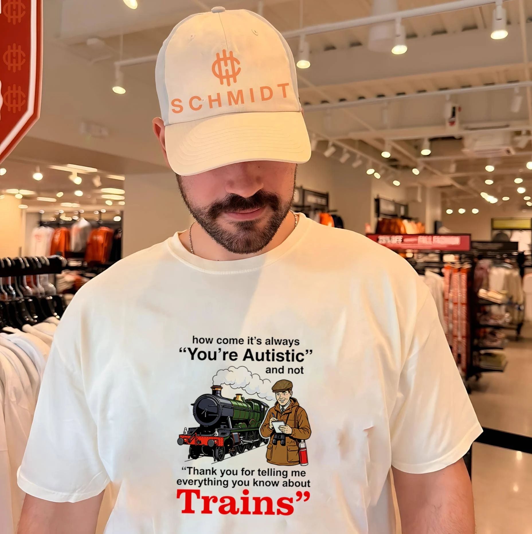 How come its always you’re autistic and not thank you for telling me everything you know about Trains shirt