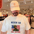 Kirk Lazarus Tropic Thunder 4th Of July Never Go Full Retard shirt