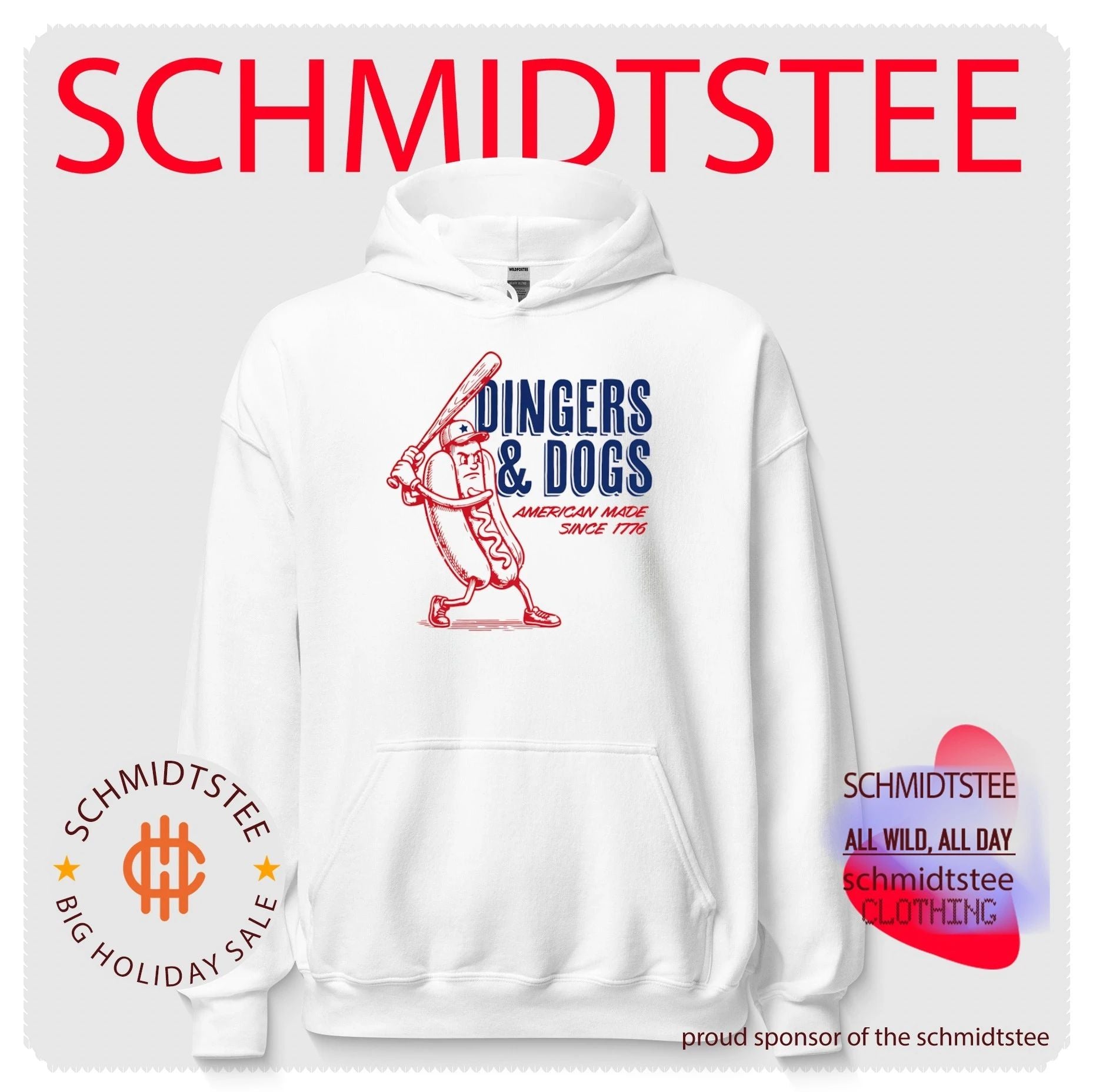 Dingers & Dogs American Made Since 1776 shirt