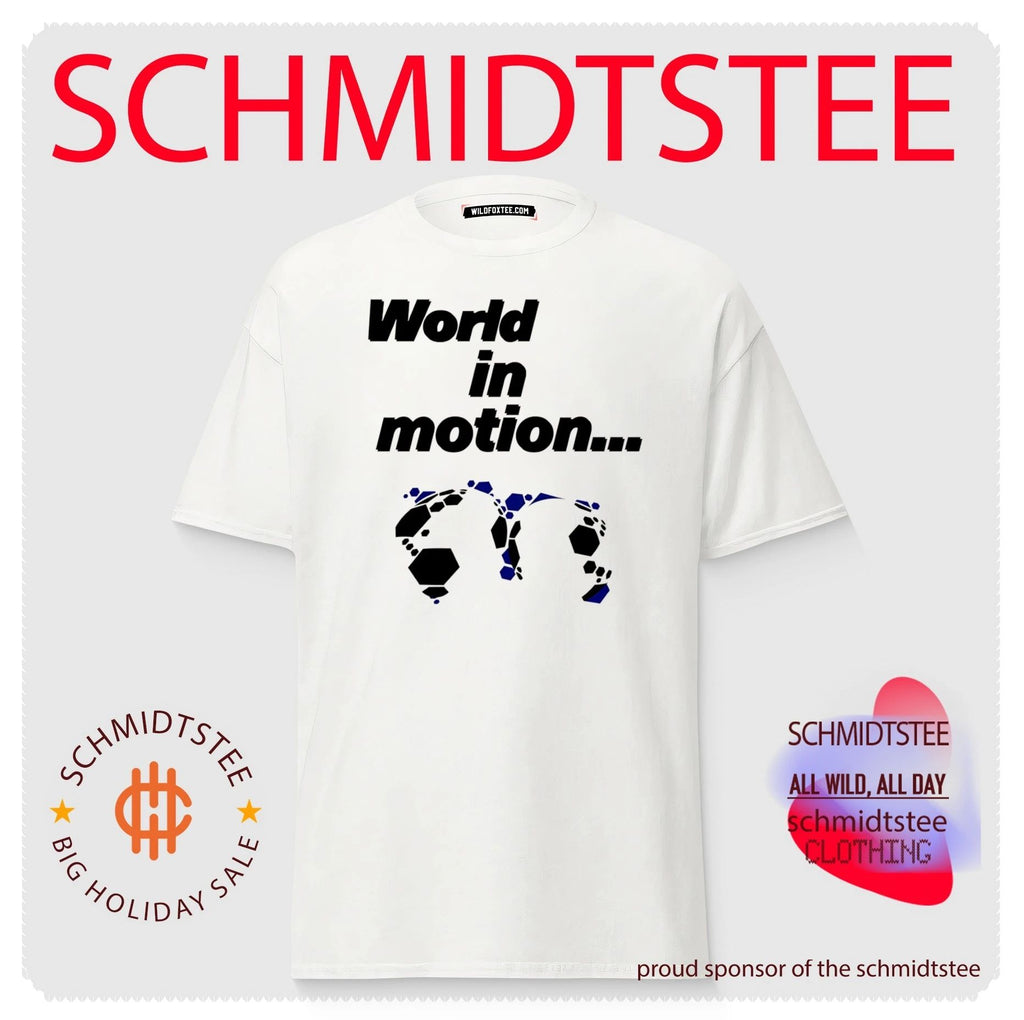 World in Motion Sooccer shirt