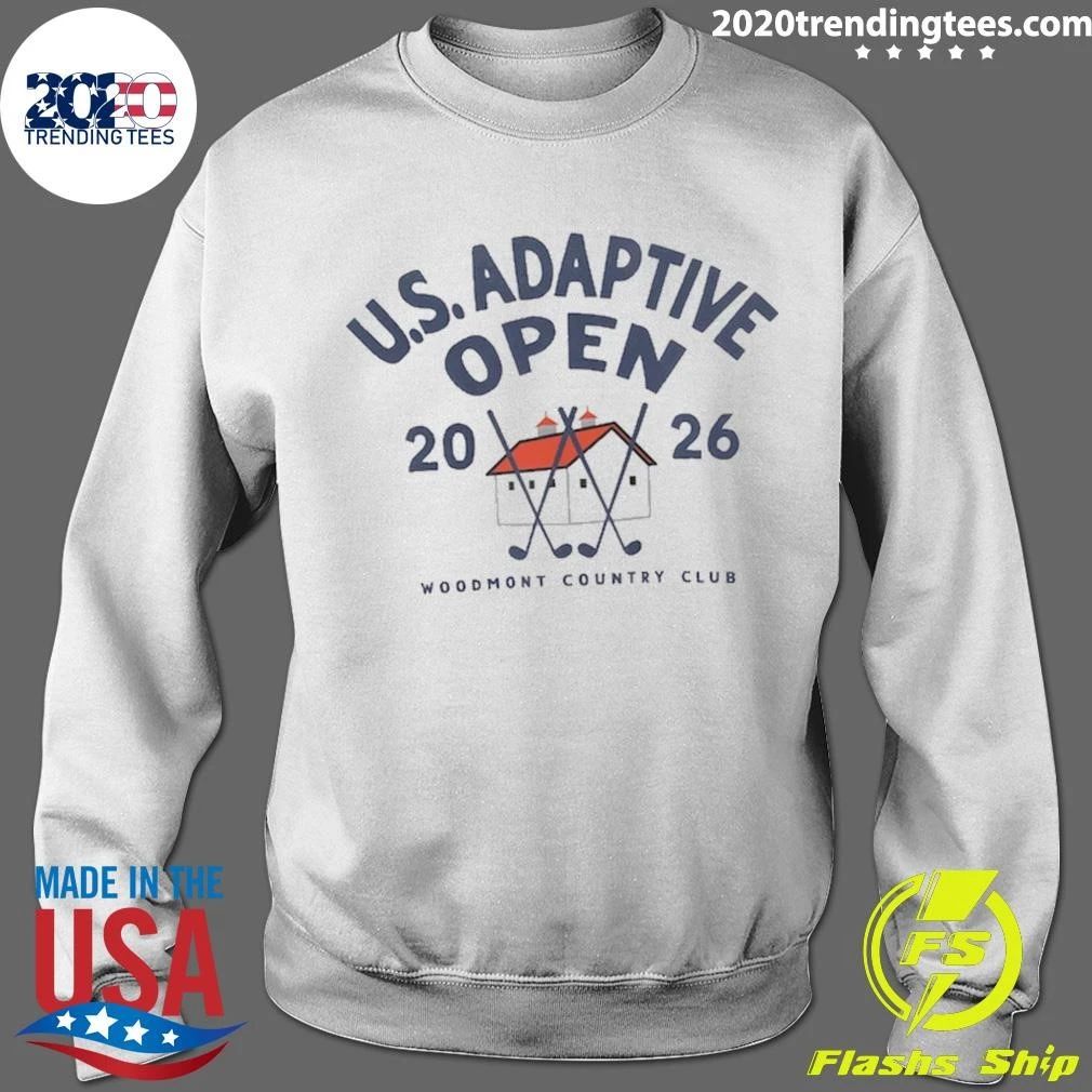 U.S. Adaptive Open 2026 Ahead White Instant Classic Tri-Blend Shirt