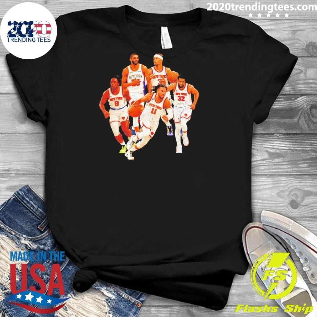 Karl-Anthony Towns Josh Hart Jalen Brunson New York Knicks Basketball Players NBA Vintage Shirt