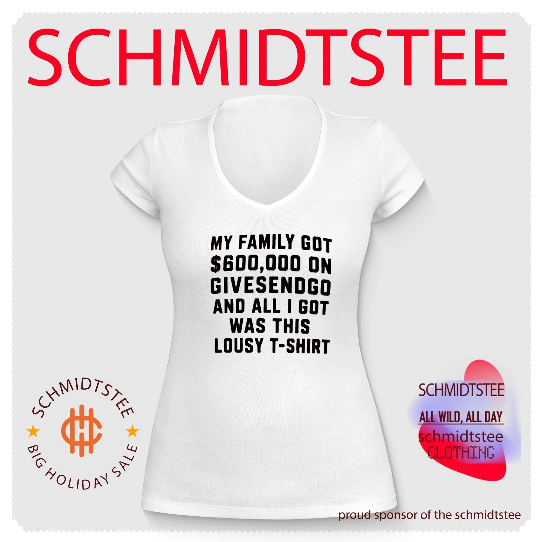 My family got 600000 on givesendgo and all I got was this lousy shirt
