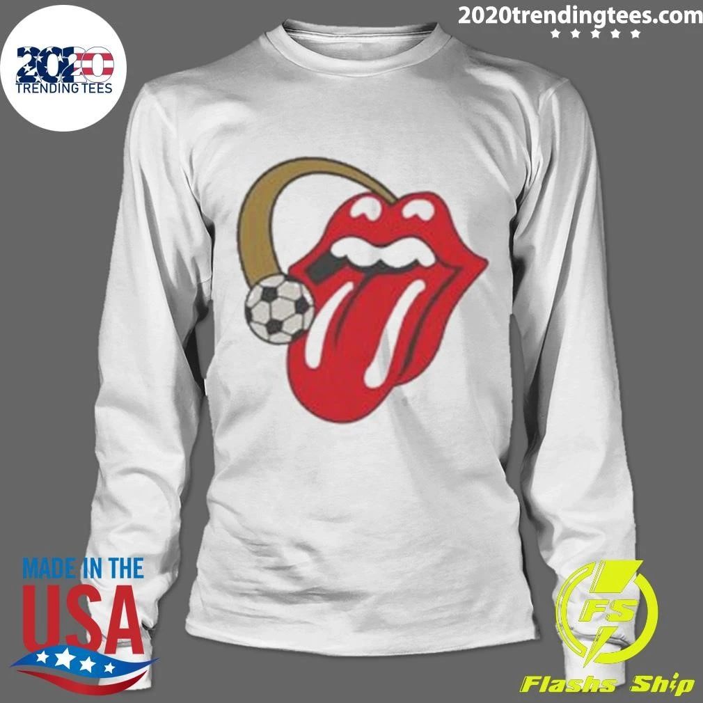 The Rolling Stones x FIFA World Cup 2026 Halo Lick Trophy Ringer Shirt