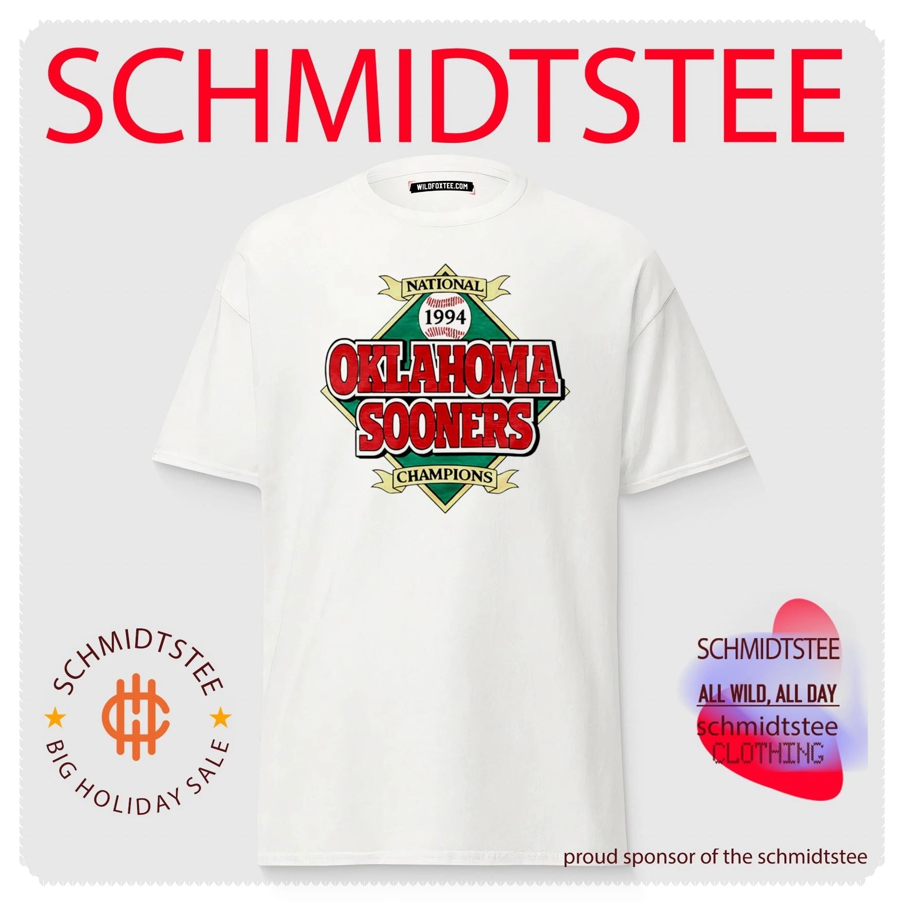 Oklahoma Sooner 1994 National Champions shirt