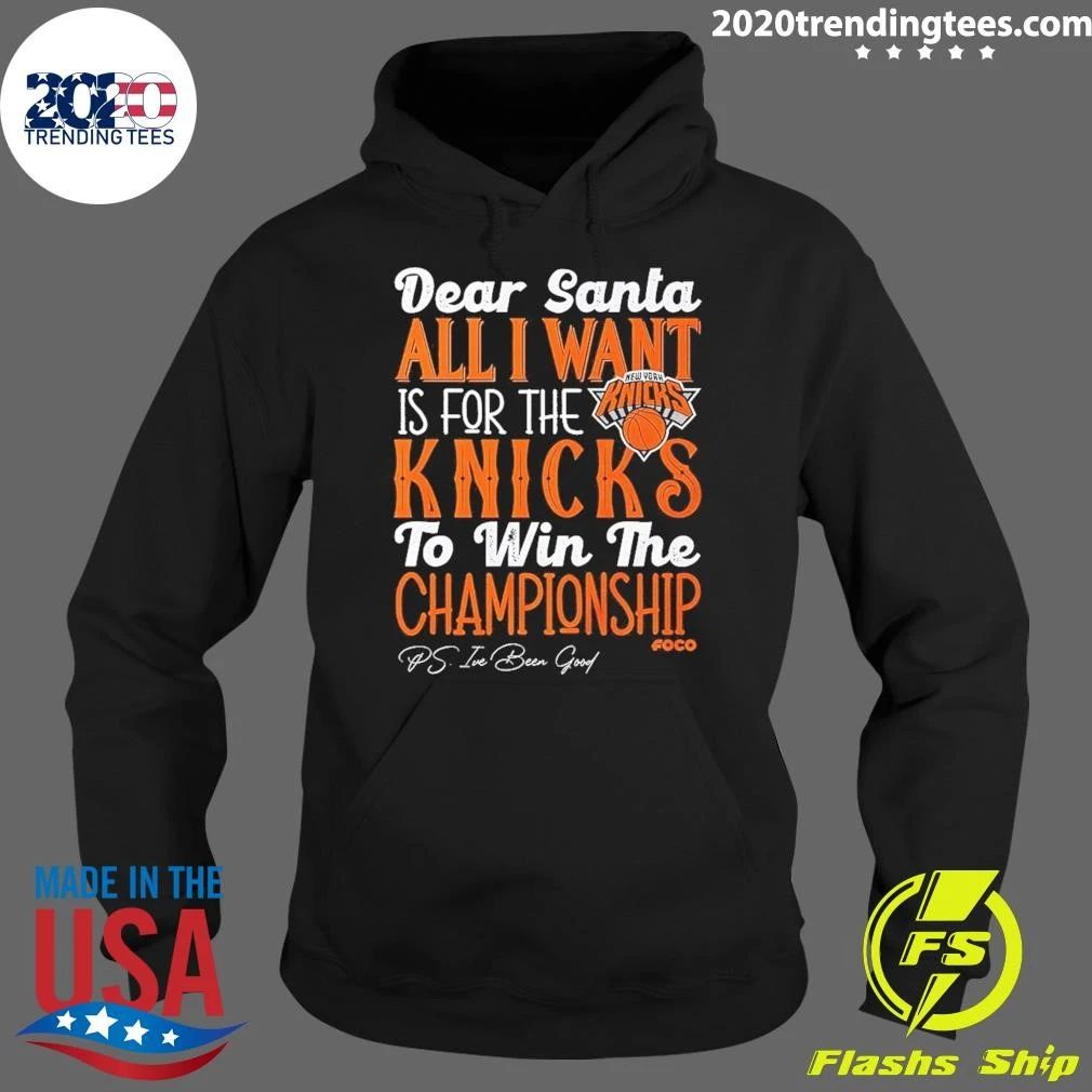 New York Knicks NBA Dear Santa All I Want Is for the to Win the Championship 2026 Shirt
