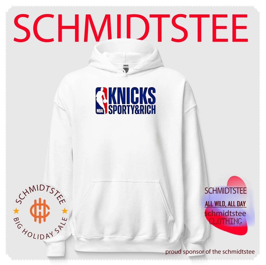 Knicks x Sporty And Rich NBA logo shirt