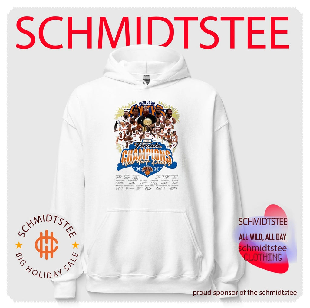 New York Knicks 2026 Finals Champions team collage signature shirt