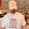 God is my boss but my husband is my favorite blessing I’m thankful for this life shirt