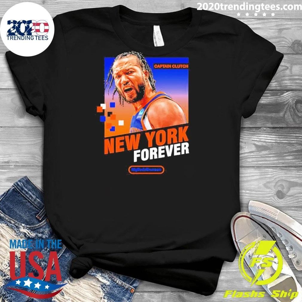 Jalen Brunson New York Knicks Captain Clutch New York Forever Shirt