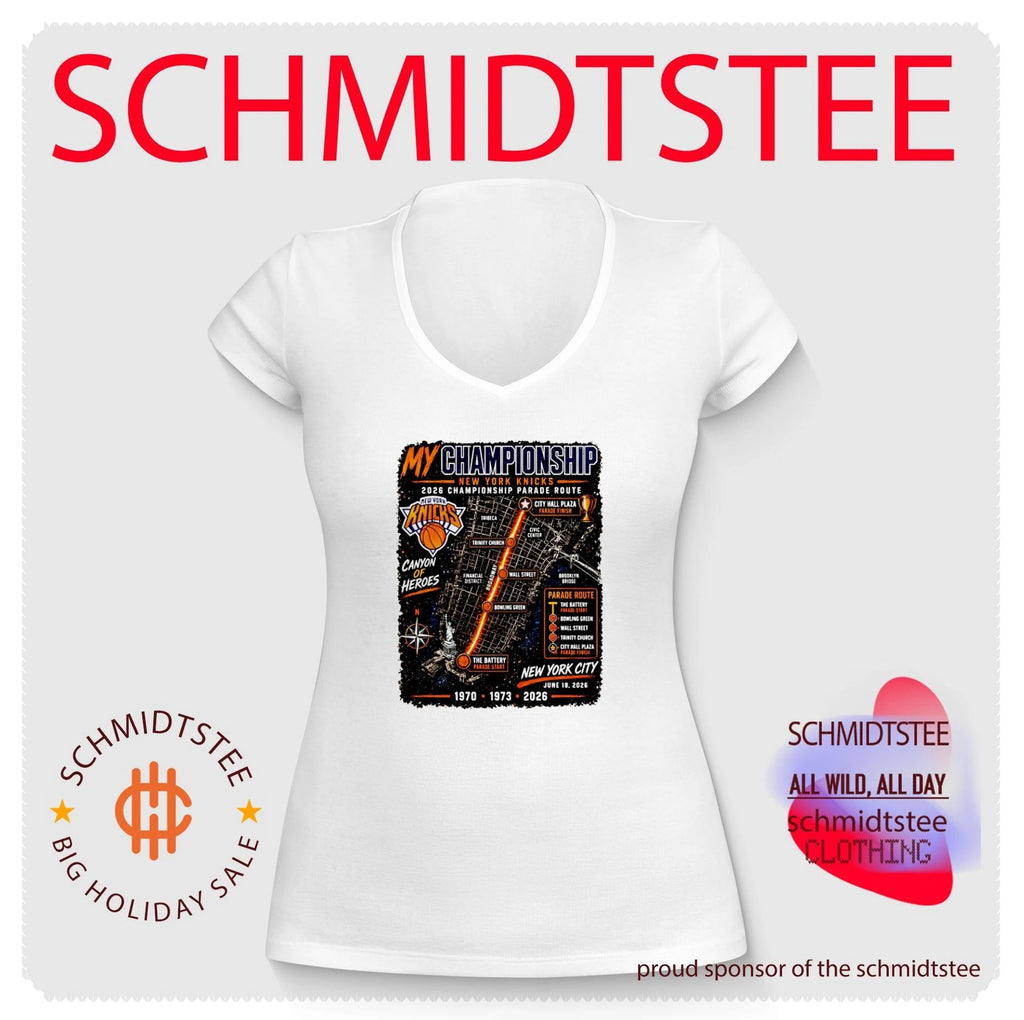 New York Knicks 2026 championship parade route canyon of heroes shirt