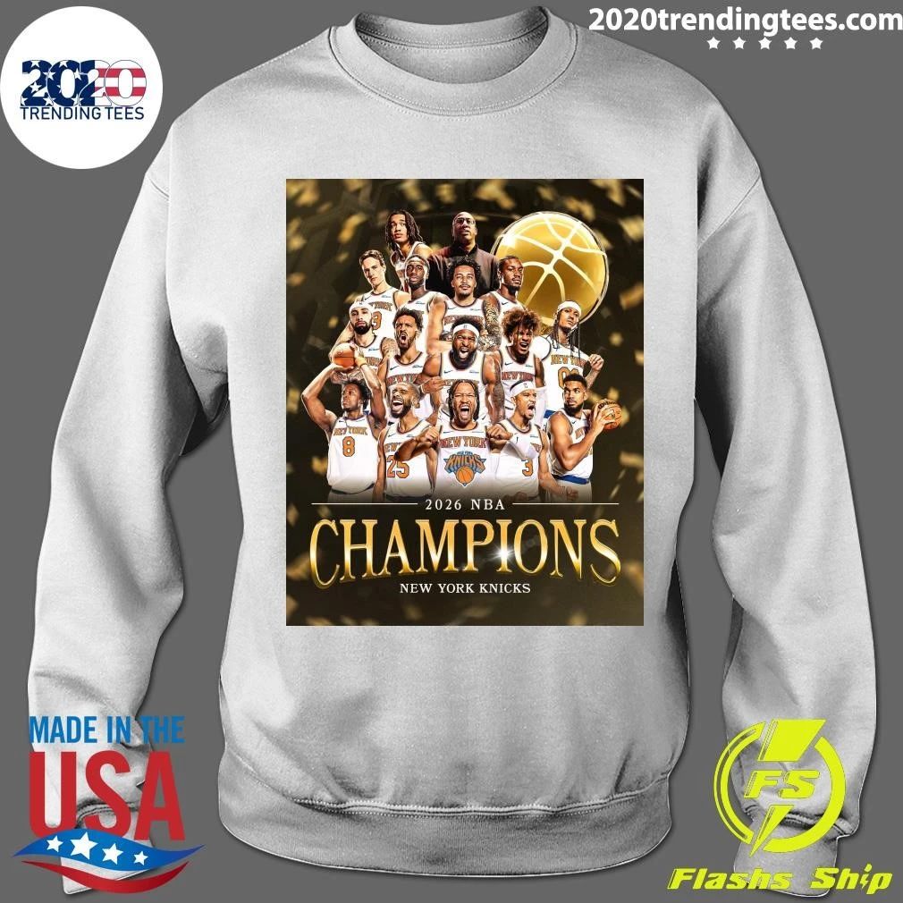 New York Knicks 2026 NBA Champions For The Boroughs And Knicks Fans Around The World Shirt