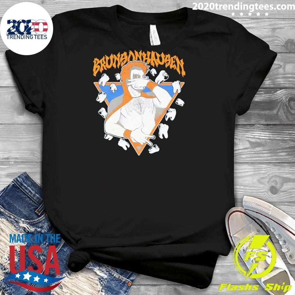 Danhausen Wwe X Jalen Brunson 3 Point New York Knicks Basketball Nba 2026 Shirt