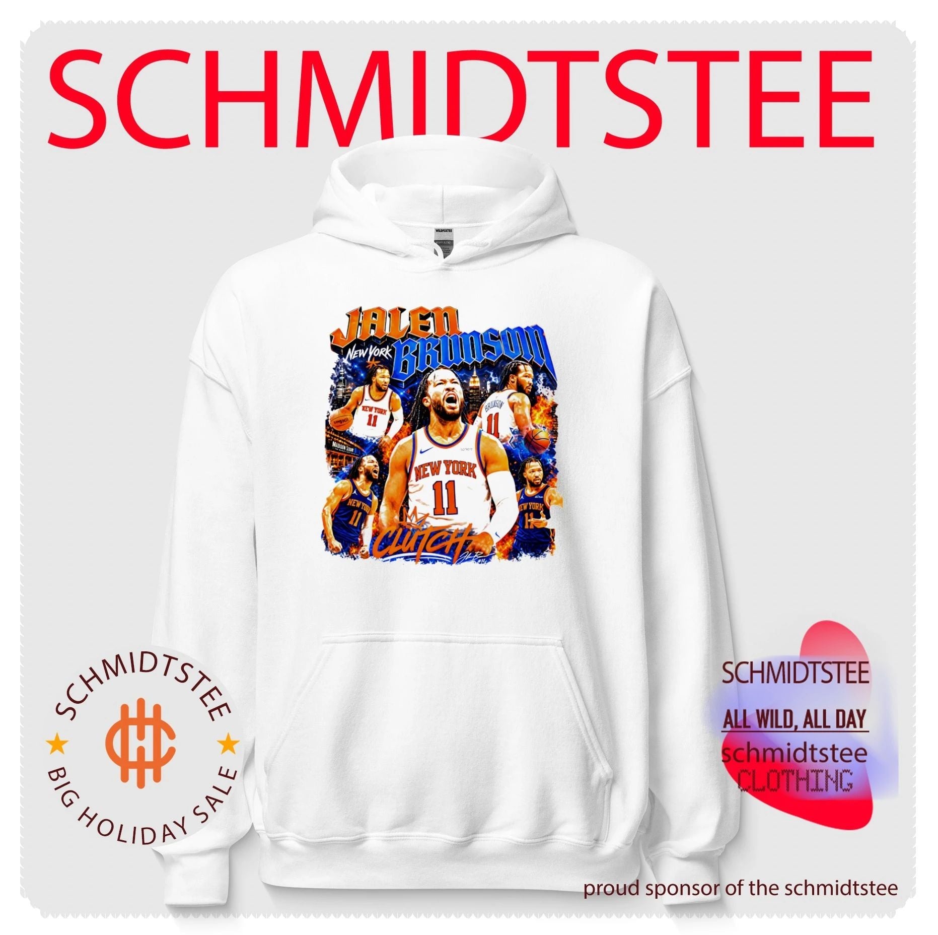 Jalen Brunson New York Knicks New York Clutch graphic shirt