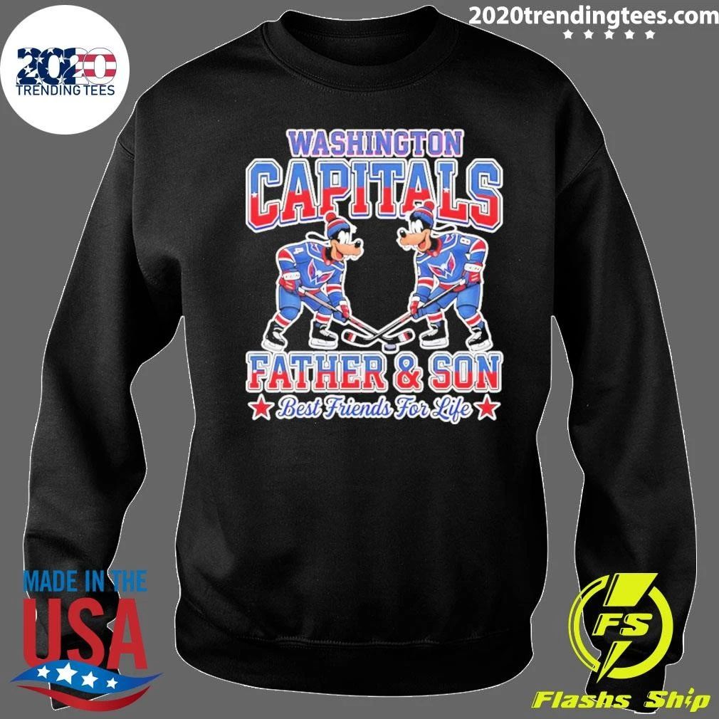Disney Goofy Washington Capitals Father And Son Best Friends For Life Shirt