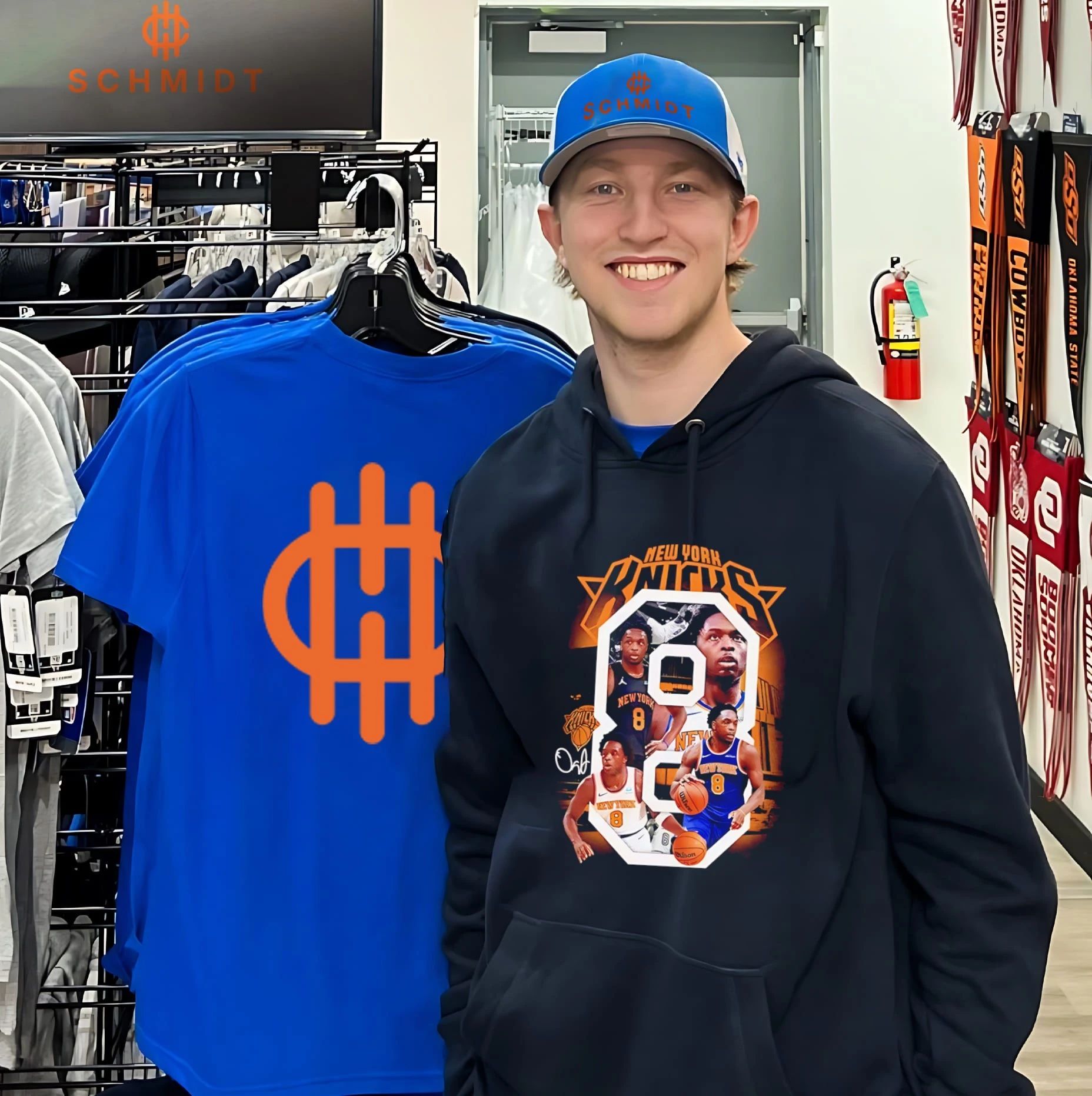 New York Knicks OG Anunoby number 8 graphic vintage shirt