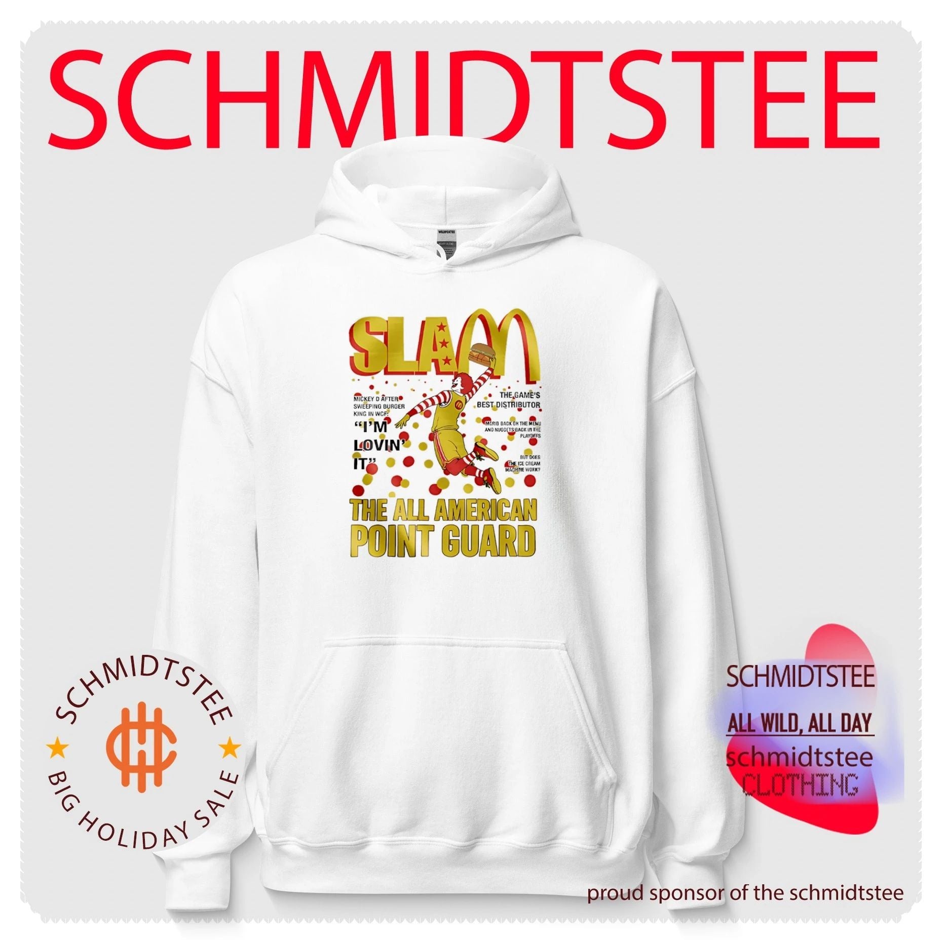 Ronald McDonald Slam the all American Point Guard shirt