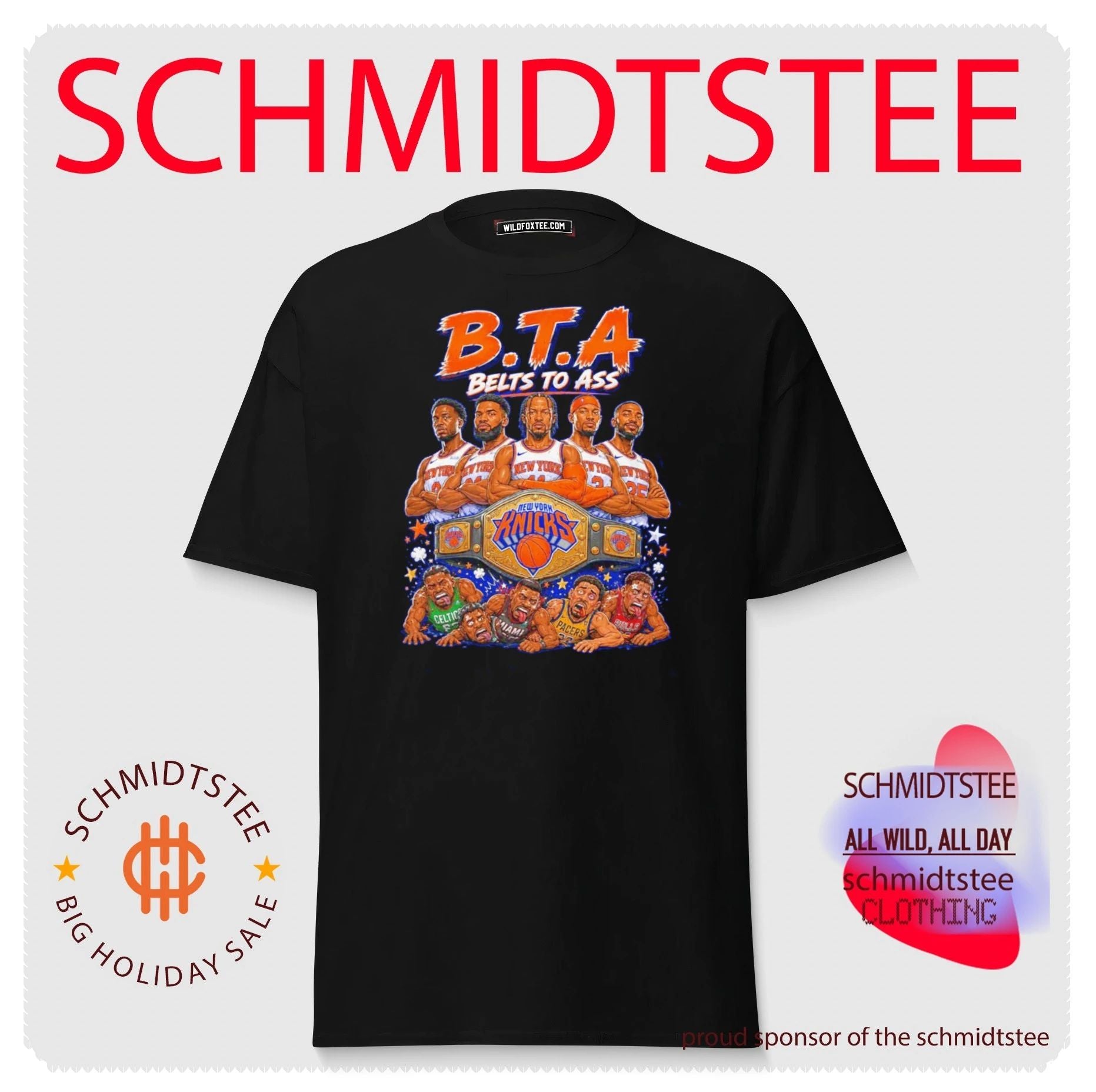 New York Knicks BTA Belts to ass Champions shirt