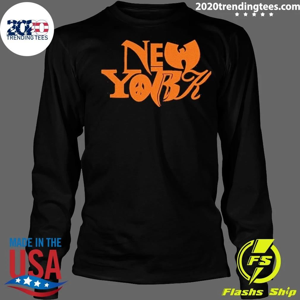 New York Knicks X Wu-tang Clan Mashup Logo Shirt