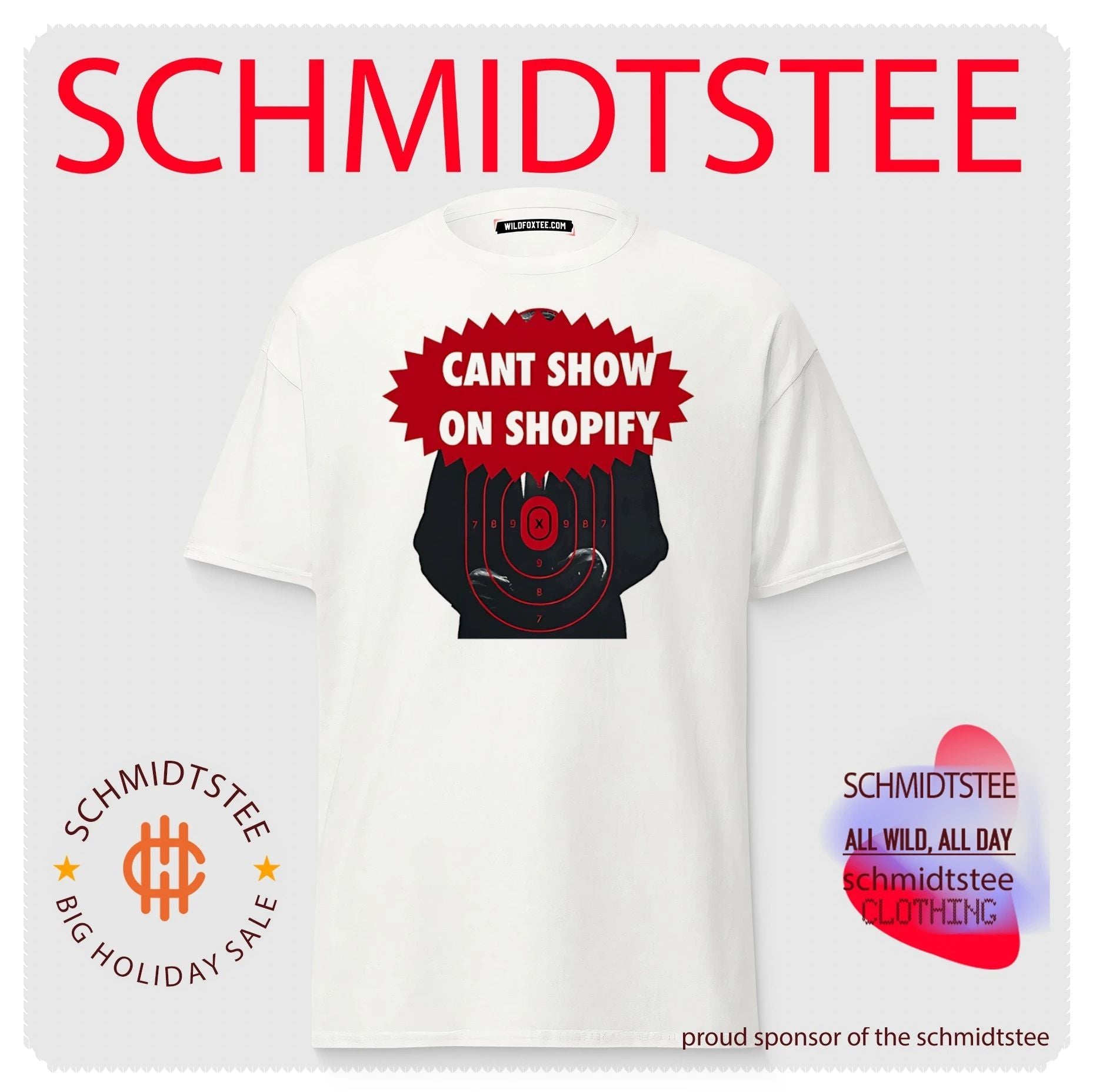 Cant show on Shopify target pratice graphic shirt