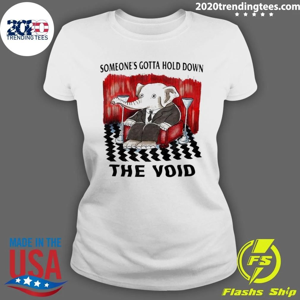 Elephant In Red Room Twin Peaks Someone’s Gotta Hold Down The Void Shirt